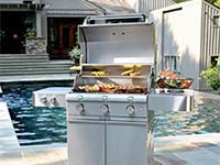 Saber Freestanding Grills - Stainless Series