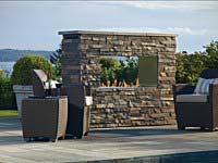 Regency Modern Outdoor Gas Fireplace