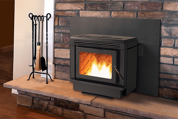 The EF2 Pellet Fireplace Insert