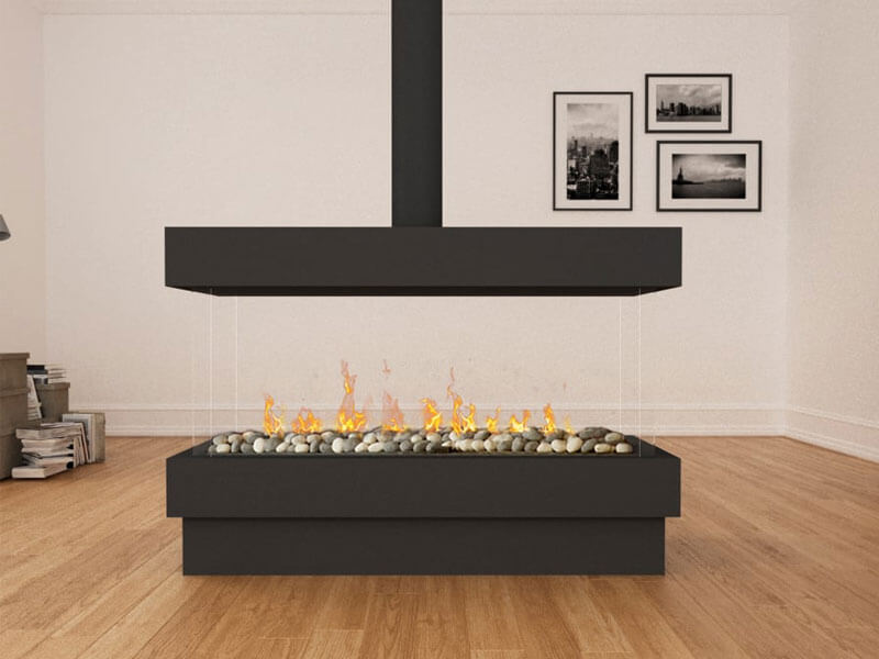 Island 130 (Flat Hood, With Base)